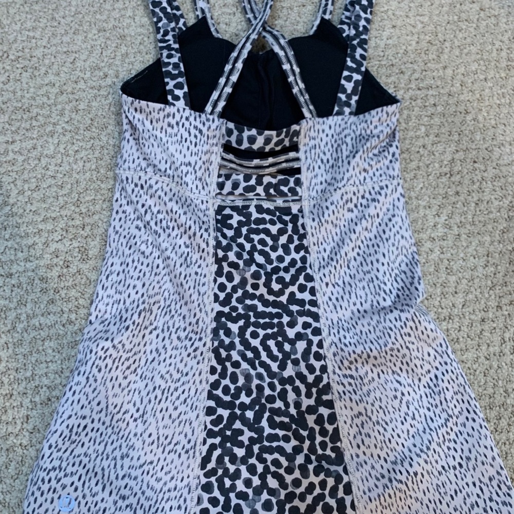 Lululemon sports top. Animal print.